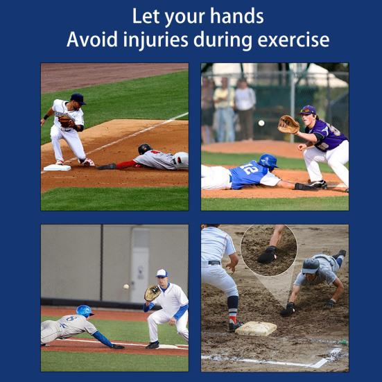 Скользящая перчатка для бейсбола и софтбола с регулируемой лентой-застежкой. Очень толстая защитная перчатка для софтбола. Защита запястья. Спортивные принадлежности.