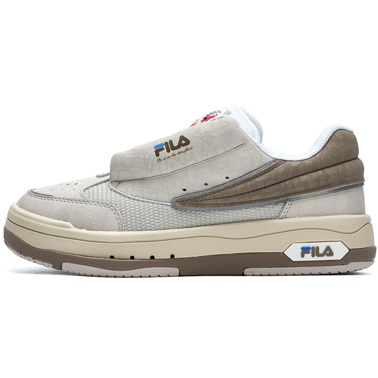 Fila Mix Dance Shoes Low Top Skate Shoes Women Sneaker Beige F12W314203FMG