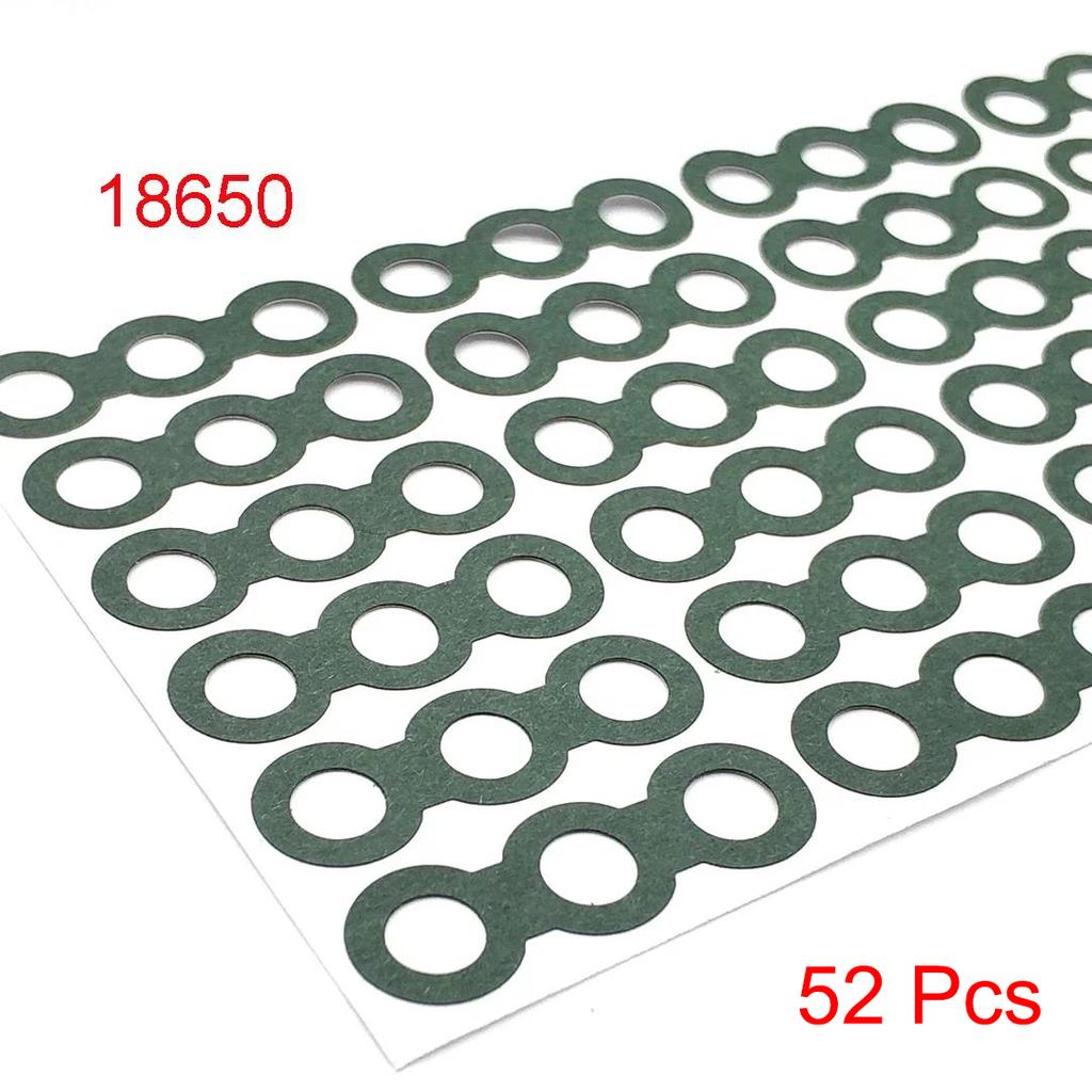 1S-6S 18650 21700 Li-ion Battery Insulation Gasket Barley Paper Battery Pack Cell Insulating Glue Patch Electrode Insulated Pads