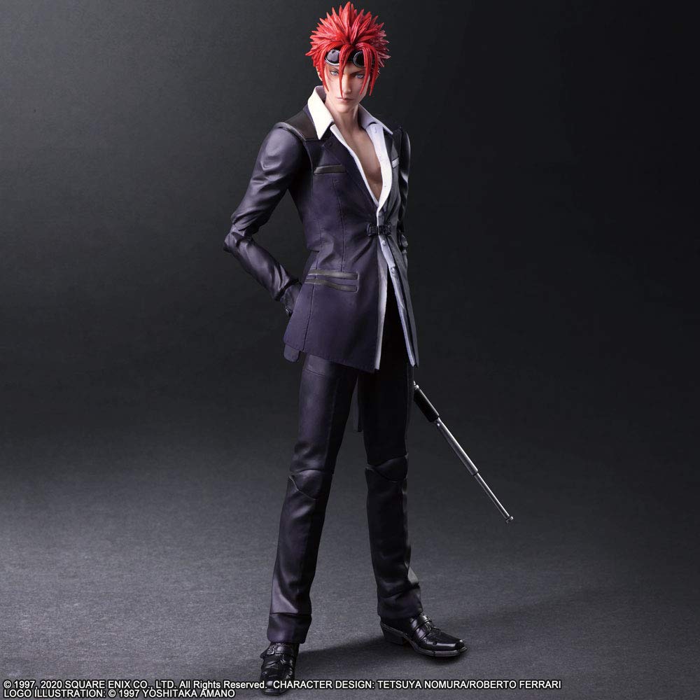 Final Fantasy VII Remake PLAY ARTS Kai Рено ПВХ Раскрашенная Фигурка Действия