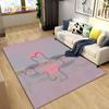 3D скандинавский креативный ковер с изображением фламинго и птицы, ковер для гостиной, спальни, дивана, кухонный коврик для ванной комнаты, нескользящий напольный коврик