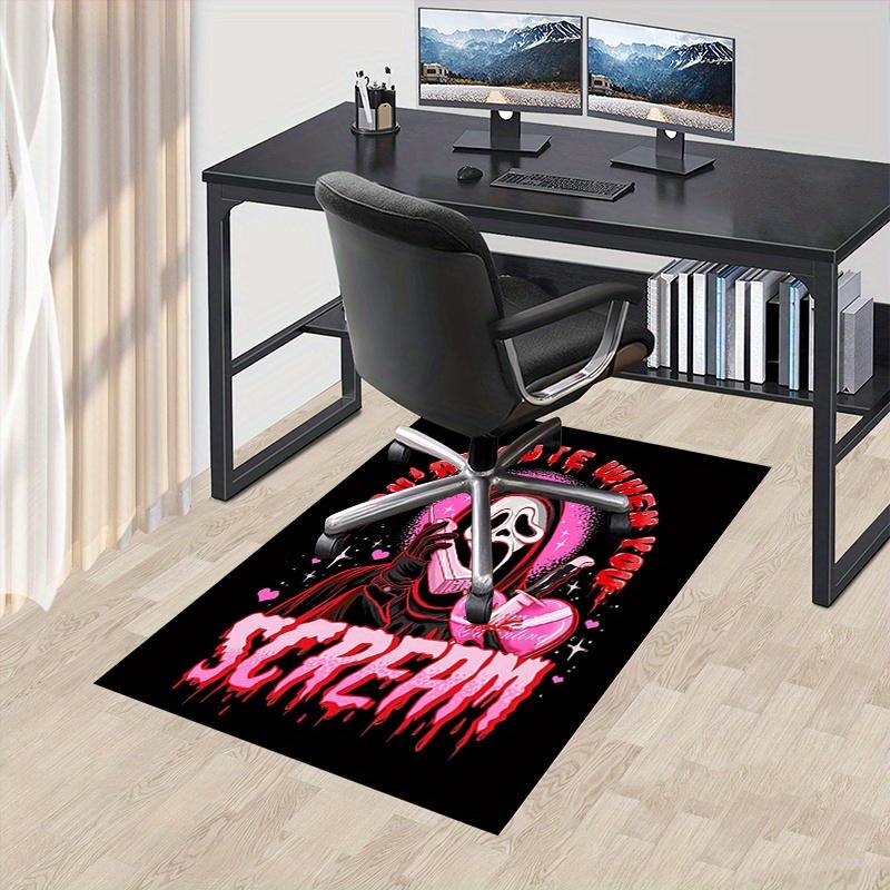 1 шт. Крик, Валютин, Хоррор Офисный ковер Мягкий полиэстер Коврик для входа Моющийся Нескользящий Машинная стирка