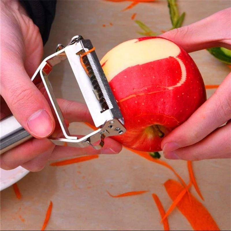 Stainless Steel Peeler Fruit Vegetable Melon Potato Carrot Cucumber Multifunction Grater Julienne Peeler Slice Home Kitchen Tool