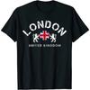 Vintage London UK United Kingdom England Great O-Neck Classic T Shirt Men Casual Short Sleeve Tees Tops Harajuku Streetwear