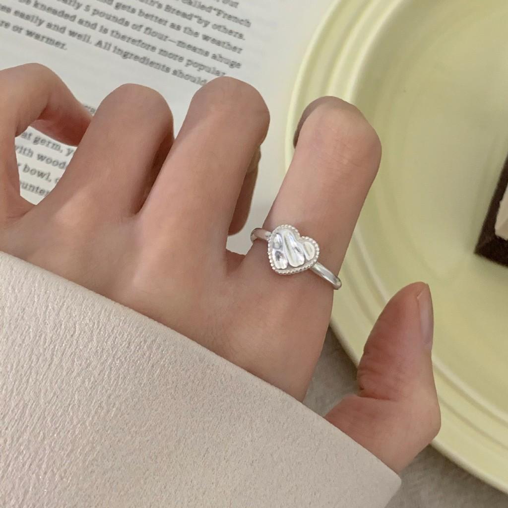 Уникальное кольцо-круг простое и с сердцем женская коллекция для классических стильных образов