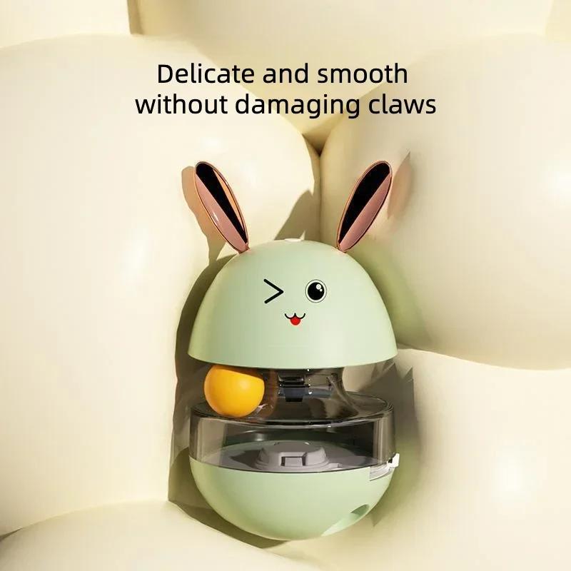 Интерактивная игрушка для кошек, диспенсер для еды, игрушки с катящимися шариками, забавная медленная кормушка для кошек, тренировочный мяч для IQ для котят