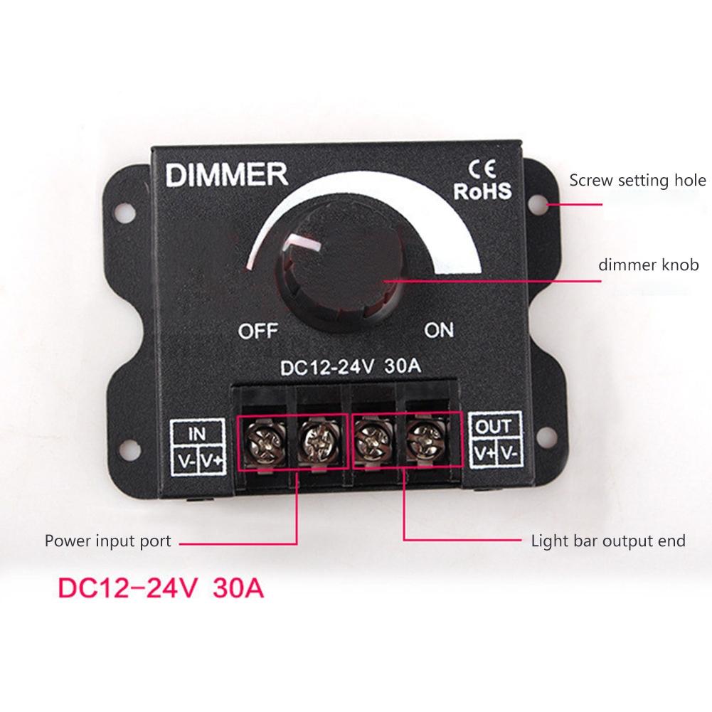 Brightness Adjuster Led Dimmer Voltage Regulator Dimmer Knob