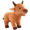 Stuffed Bull Scalper Bull Plush Toys ReaListic Ox Cattle Stuffed Dolls Christmas