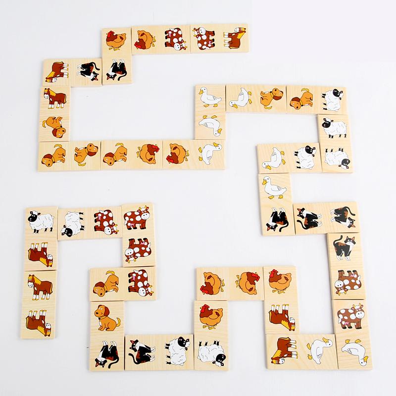 Игра-головоломка с царапинами по цепочке, деревянная игрушка-головоломка, настольная игра, детская, мультяшная, Монтессори, раннее развитие, дорожная, динозавр, фрукт, познавательная головоломка