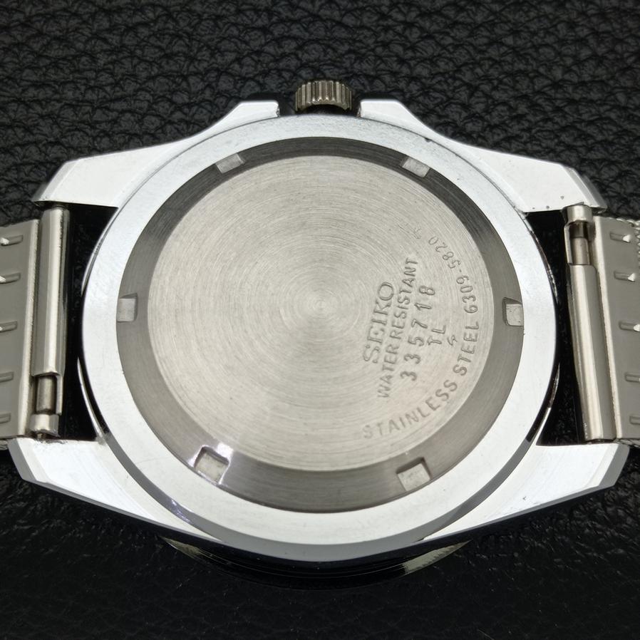 ЯПОНИЯ ВОССТАНОВЛЕННЫЕ SEIKO 5 МУЖСКИЕ АВТОМАТИЧЕСКИЕ 6309A НАРУЧНЫЕ ЧАСЫ С СИНИМ ЦИФЕРБЛАТОМ a426509-2