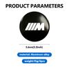 XZFG7 Aluminum Badge Auto Wheel Center Cover Stickers Hub Caps Decals For BMW 1 3 5 7 Series M F01 F20 F10 F13 E52 E53 E60 E93