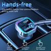 Bluetooth FM Transmitter Car Radio Modulator Quick Charger PD+QC3.0 Dual USB Phone Charger RGB Wireless Handsfree MP3 Player Kit