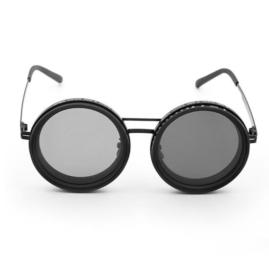 Солнцезащитные очки с регулируемым фильтром нейтральной плотности, 1-9 передач для комфорта, прозрачные поляризованные круглые очки с защитой от синего света