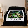 Feid Ferxxo Hiphop Pop Music Flannel Blanket Soft Warm Blanket Throw Blanket for Bedroom Living Room Bed Travel Picnic Gift