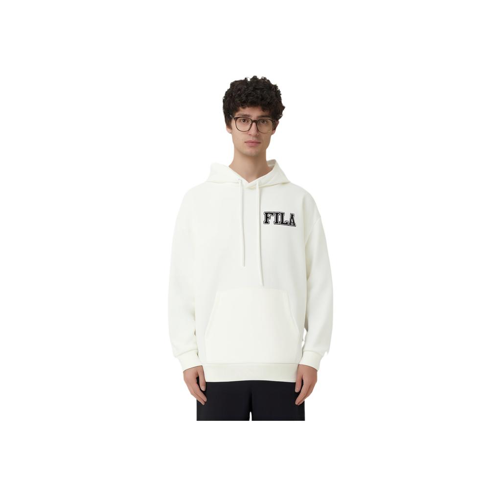 Fila Оригинальная Повседневная Удобная Свежая Свободная Толстовка Пуловер Мужская толстовка Туман-Лотос-Белый F11M349230F-IV