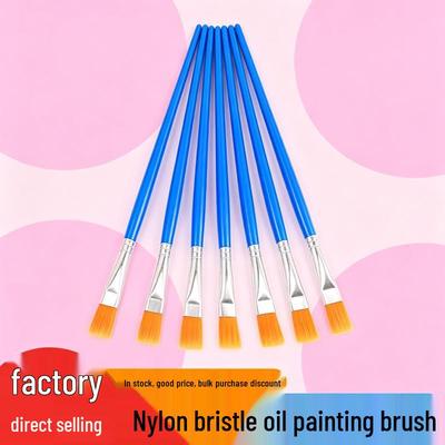 Нейлоновая плоская кисть для DIY масляной живописи по штукатурке и для воздушных змеев