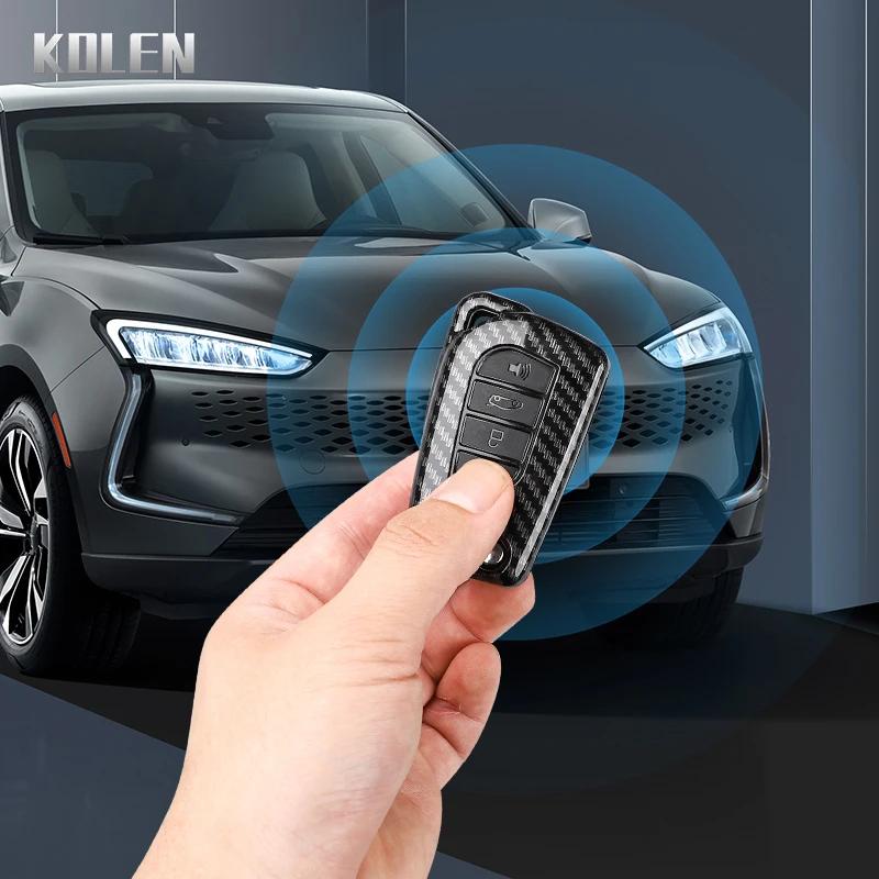 Для Toyota Camry Rav4 Forturner Hilux Auris Corolla Avensis Verso Yaris Aygo Scion Tc ABS Чехол-футляр для автомобильного ключа в стиле карбона