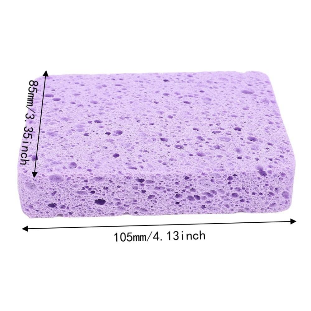 3pcs With Storage Case Watercolor Sponge Rectangle Shape Artist Sponge For Art Supplies