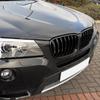 Magickit for 2011 2012 2013 2014 BMW X3 X4 F25 F26 Single Slat Grill Front Kidney Grille Gloss Black Bumper Grill FY6