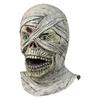 Halloween Horror Mummy Long Latex Skull Ghost Face Mask for Pranks Film and television cos Masquerade props