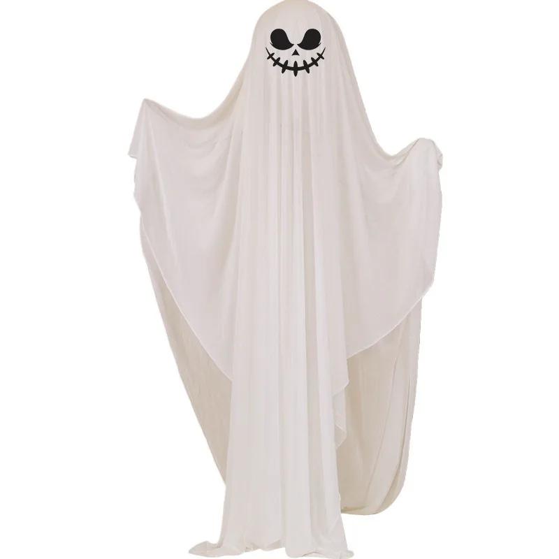 Spooky Lighted Standing Ghosts 85cm 165CM Outdoor Halloween Decor Scary Animated Haunted Porch Front Door Yard Party Atmosphere