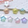 10Pcs Ins Aesthetic Dream Shiny Stars Resin Cute Decor Accessories for Cream Gel Mobile Phone Case DIY Homemade Hairpin Earrings