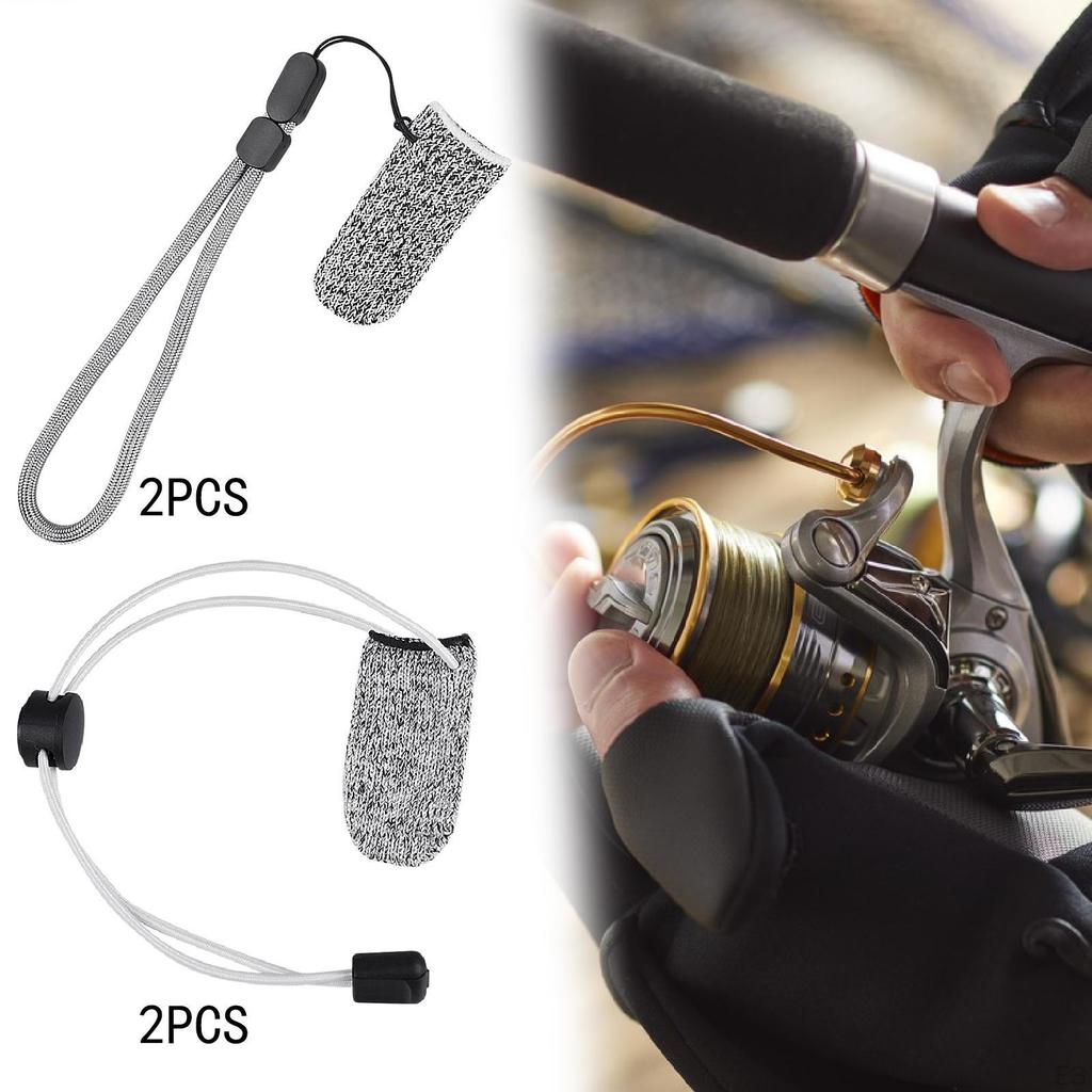 2 шт. Рыболовные перчатки на пальцы Защита от царапин для мужчин женщин для активного отдыха Профессиональные