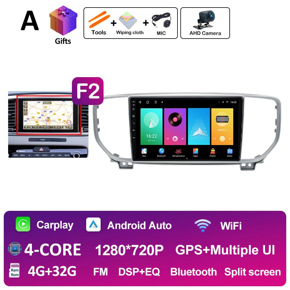 Интеллектуальная система DSP Стерео Для KIA Sportage 4 QL 2019 2020 2021 Мультимедийный плеер Навигация GPS Вентилятор охлаждения WIFI Автоинструменты