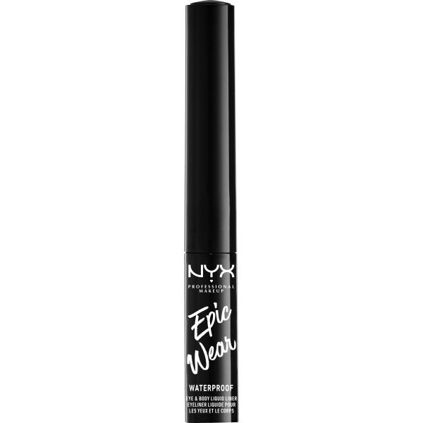 NYX Никс Жидкая подводка для глаз Epic Wear Металлик Графитовый 20, 3,5 мл