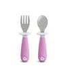 Munchkin Stainless Spoon Fork Set, Random Delivery, 1 Set