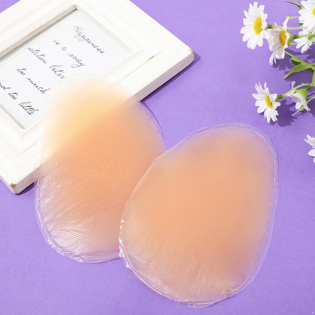 1 Pair Reusable Removable Padded Enhancing Lifter Contour Butt Hip No Trace Silicone Pads for Panties