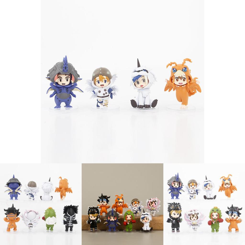 Изысканные ПВХ Аниме Фигурки Digimon Taichi Yamato Sora Koushiro Mimi Коллекционный Набор