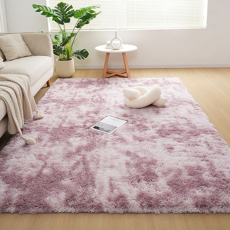 Checkered Plush Rug Soft Fluffy Carpet for Living Room Bedroom Home Decor Shaggy Floor Mat Bedside Rug