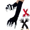 Halloween Long Nails Witch Gloves Hollowen Cosplay Long Performance Props Costume Claws Ghost Gloves