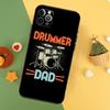 Чехол для телефона Барабан Барабанщик Музыка DJ Для iPhone 17 Pro Max 17Air 16E 15 14 13 12 11 16 Pro Max Mini Ударопрочный Чехол