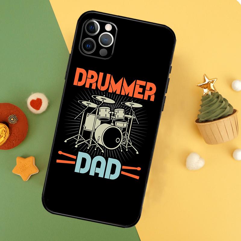 Чехол для телефона Барабан Барабанщик Музыка DJ Для iPhone 17 Pro Max 17Air 16E 15 14 13 12 11 16 Pro Max Mini Ударопрочный Чехол