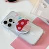 Cute Cartoon Mushroom For Magsafe Magnetic Phone Griptok Phone Holder Stand Universal Phone Ring Grip Tok For iPhone 16