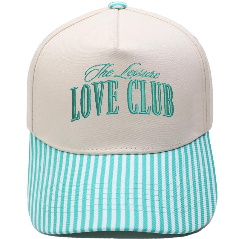 LOVE CLUB объемная вышивка цветовое сочетание кепка водителя грузовика мужская женская пара повседневная солнцезащитная бейсболка