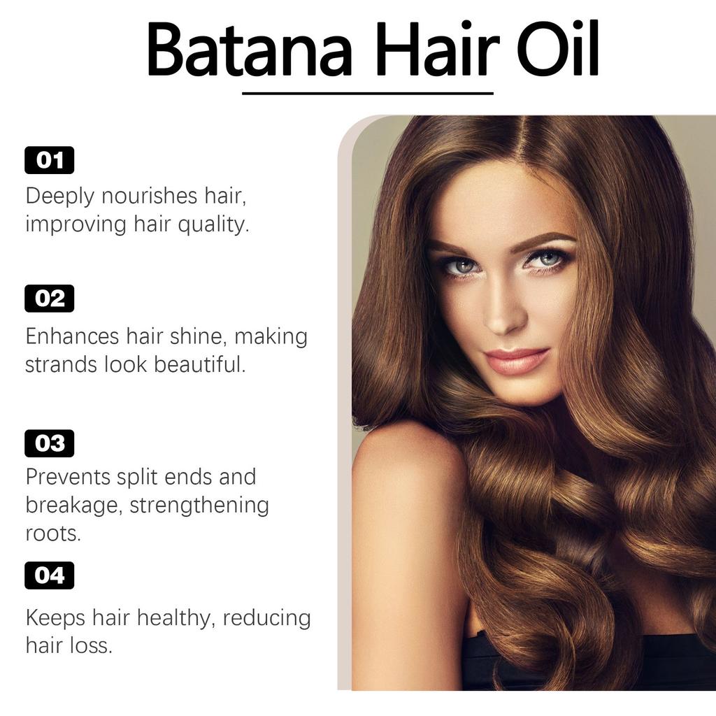 Batana Oil For Hair Growth, Natural Batana Oil, Hair Loss, Moisturizes The Scalp, Restores Dry And Damaged Hair, Maintains Dense Hair,120ML