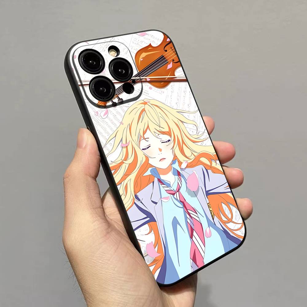 Чехол для телефона «Твоя апрельская ложь» для IPhone 17 16 15 14 11 12 13 Pro Max Plus Mini Мягкая задняя крышка