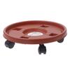 Universal Flower Pot Wheels Round Plastic Tray Heavy Duty Flower Pot Base Rack Movable Rolling Potted Plant Stand With Rollers