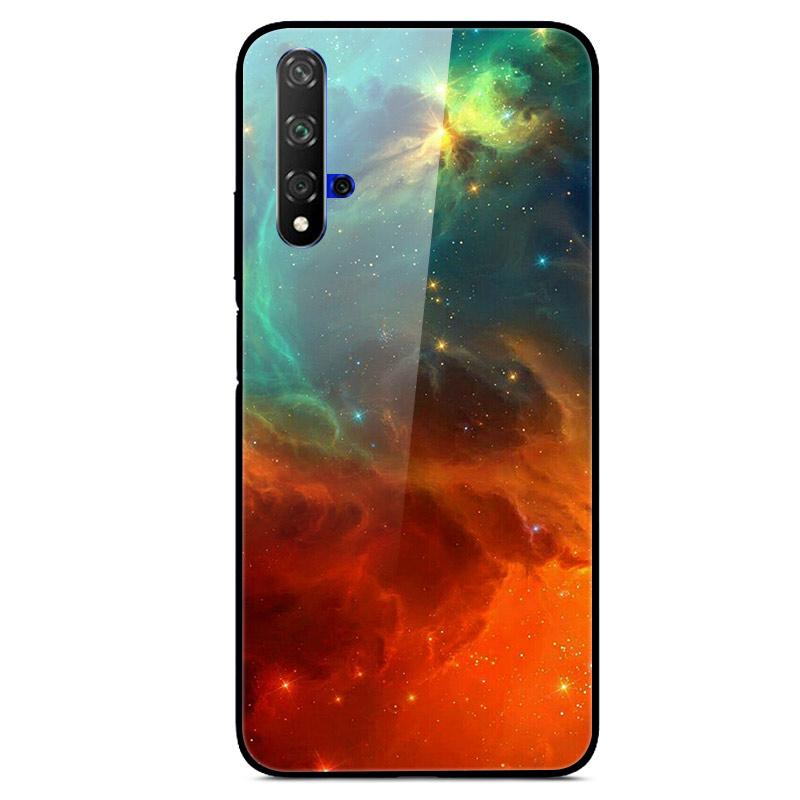 For Huawei Nova 5T Case Tempered Glass Cover 3D Cat Printing Case For Huawei Nova 5T 2019 5 T Phone Case For Huawei Nova5T Cover