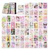 Sanrio Photo Card Goods LOMO Illustration Photo Card 60pcs + Mini Sticker 32pcs, Popular Korean Game
