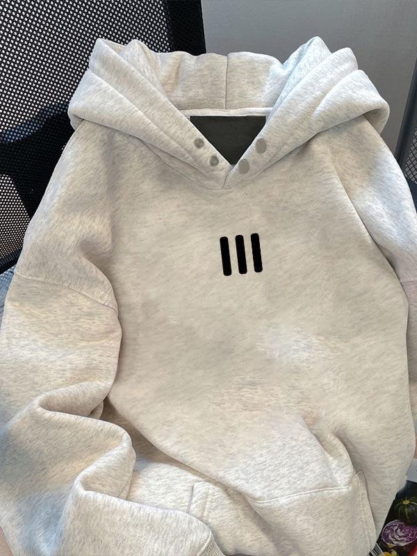 Мужская модная толстовка с капюшоном на бархатной подкладке: Универсальная свободная уличная куртка-пуловер Осень/Зима