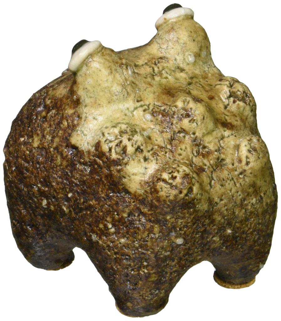 Изделия Сигараки, грубый глиняный орнамент Хечимон, маленькая лягушка