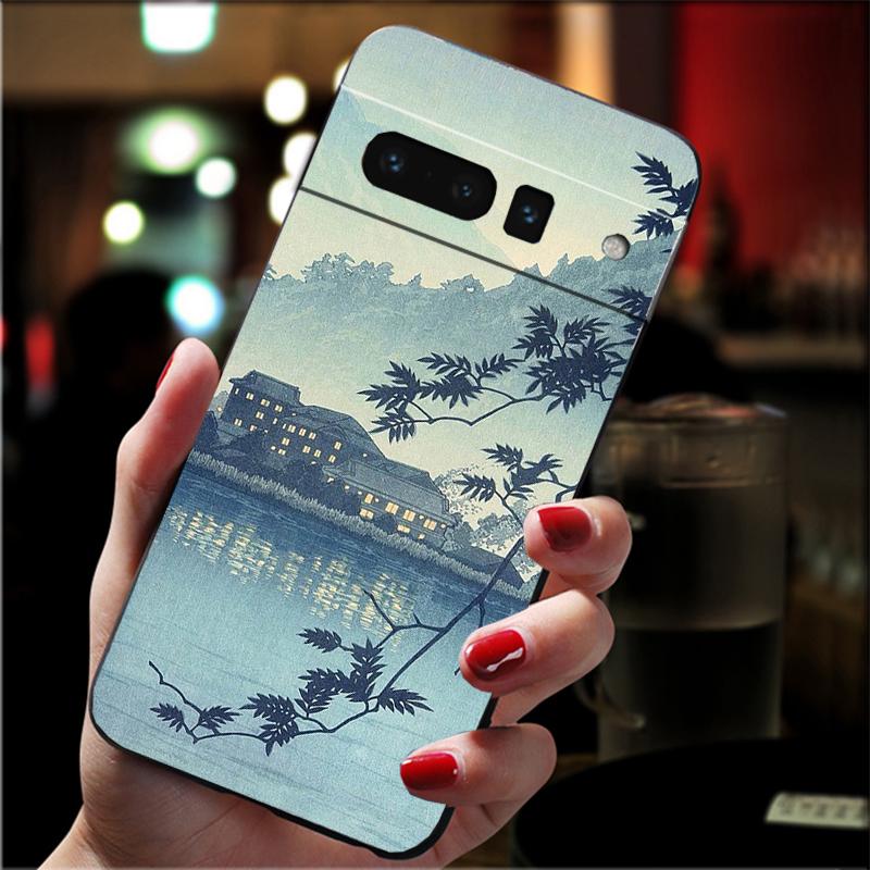 Чехол для телефона Google Pixel 7 Pro 7 6A 6 Pro 5A 4A 3A Pixel 4 XL Pixel 5 6 4 3 XL 3A XL 2 XL Funda японского искусства