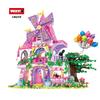WOMA TOYS C0259 1209pcs DIY Diamond Sticker Kids Toys Restaurant Fantasy Girl Build Brick Block Set