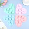 Cake Model Romantic Love Silicone Molds Silica Gel Chocolate Ice Tray Ice Mould Love Shape Small Heart Cake Mold Baking Tools