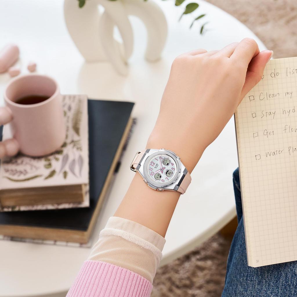Часы Casio Baby-G (Официальный японский продукт) G-MS Радиоуправляемые Солнечные Часы MSG-W610-4AJF Женские Нежно-розовые