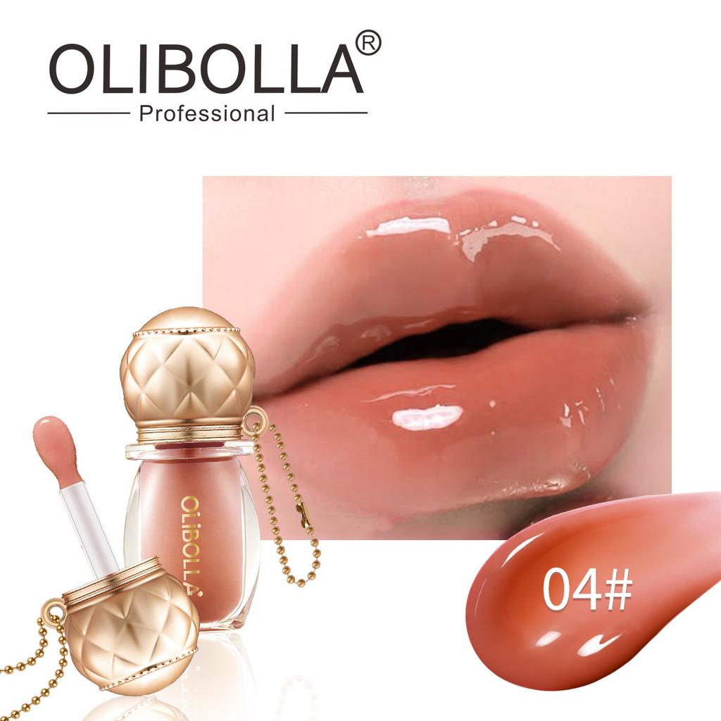 Royal Style Round Lip Glaze Hydrating Plumping 6 Shades Glossy